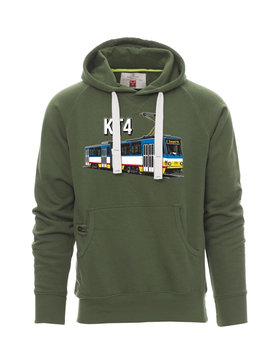 Męska bluza ciemnozielona  Tramwaj KT4