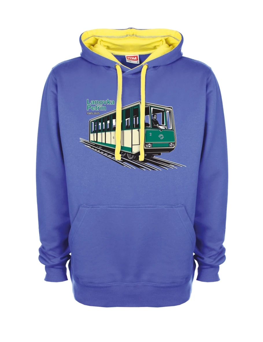 Bluza żółto-niebieska Kolejka linowa Petřín