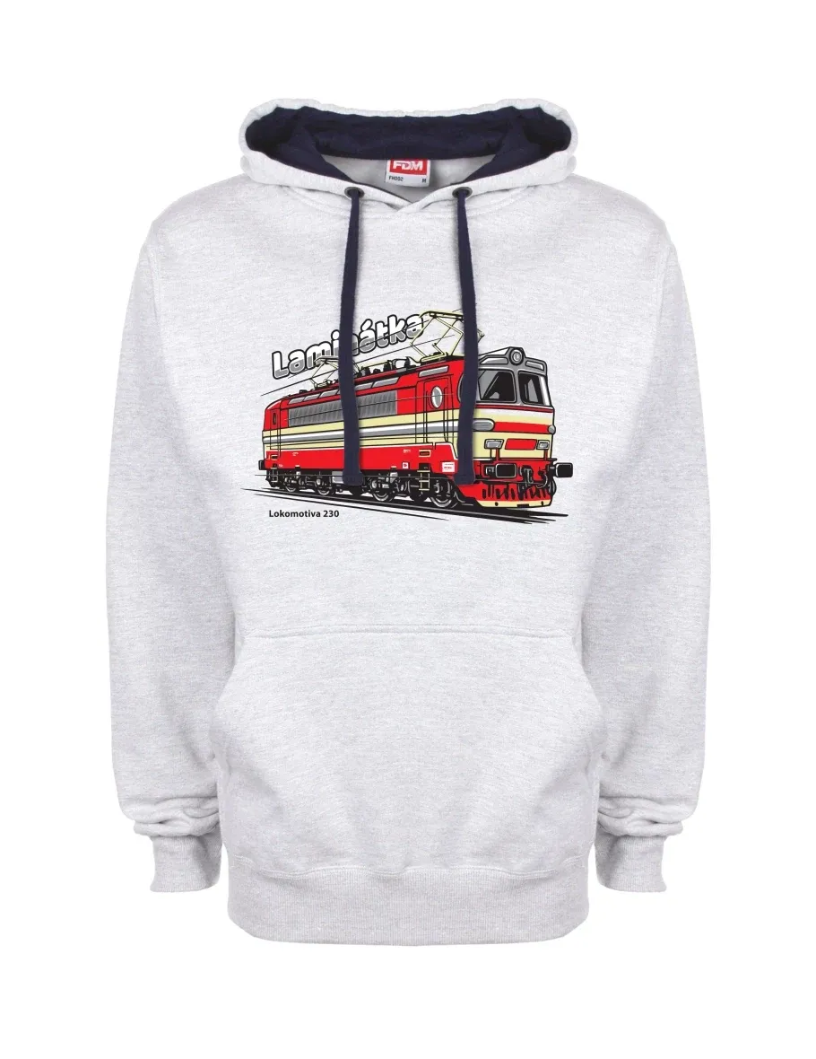 Bluza niebiesko-szara Lokomotywa 230 „Laminátka“