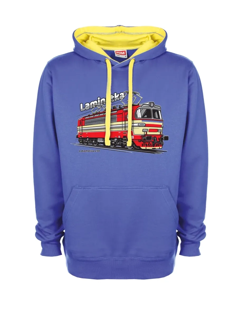 Bluza żółto-niebieska Lokomotywa 230 „Laminátka“