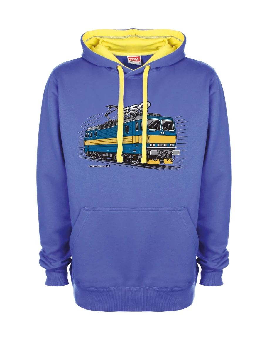 Bluza żółto-niebieska Lokomotywa 363 „ESO“