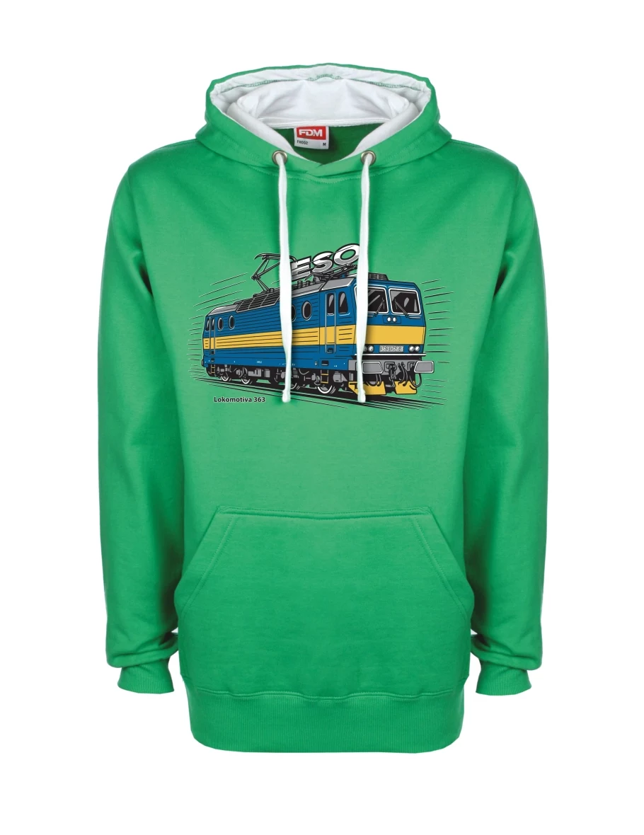 Bluza biało-zielona Lokomotywa 363 „ESO“