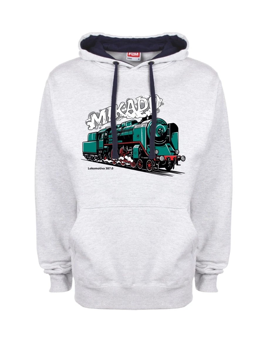 Bluza niebiesko-szara Lokomotywa 387.0 „MIKADO“