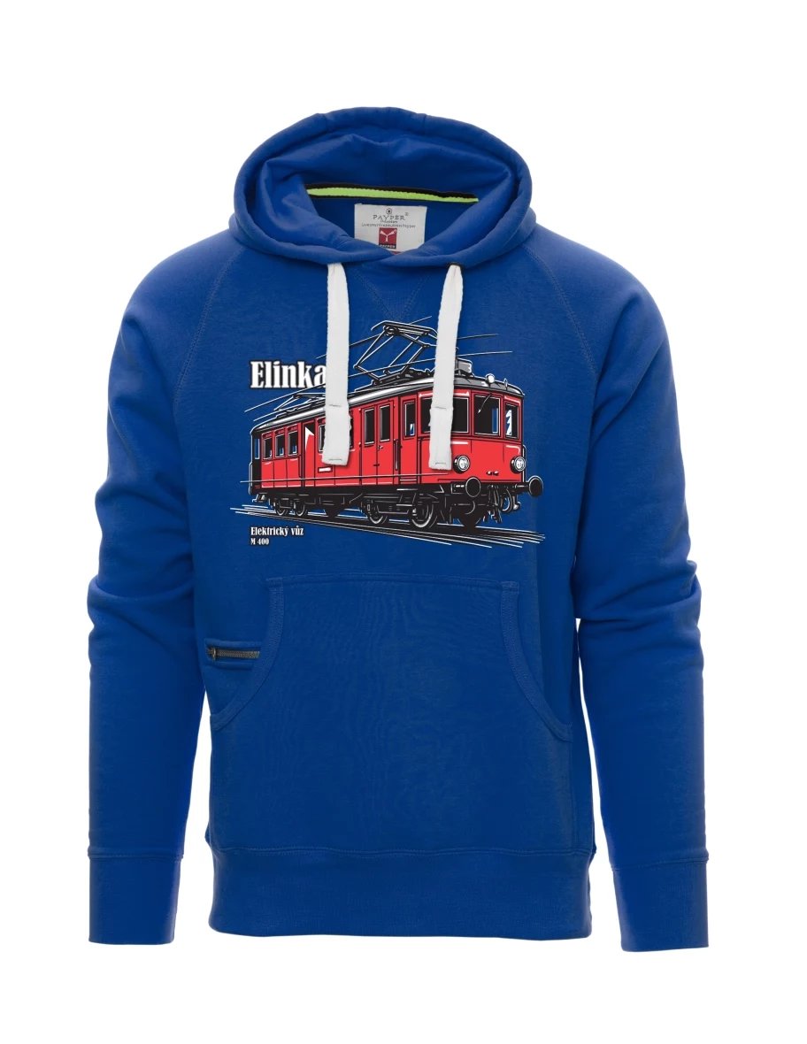 Męska bluza niebieska Wagon elektryczny M 400 „Elinka“