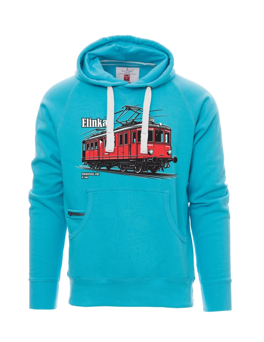 Męska bluza jasno niebieska Wagon elektryczny M 400 „Elinka“