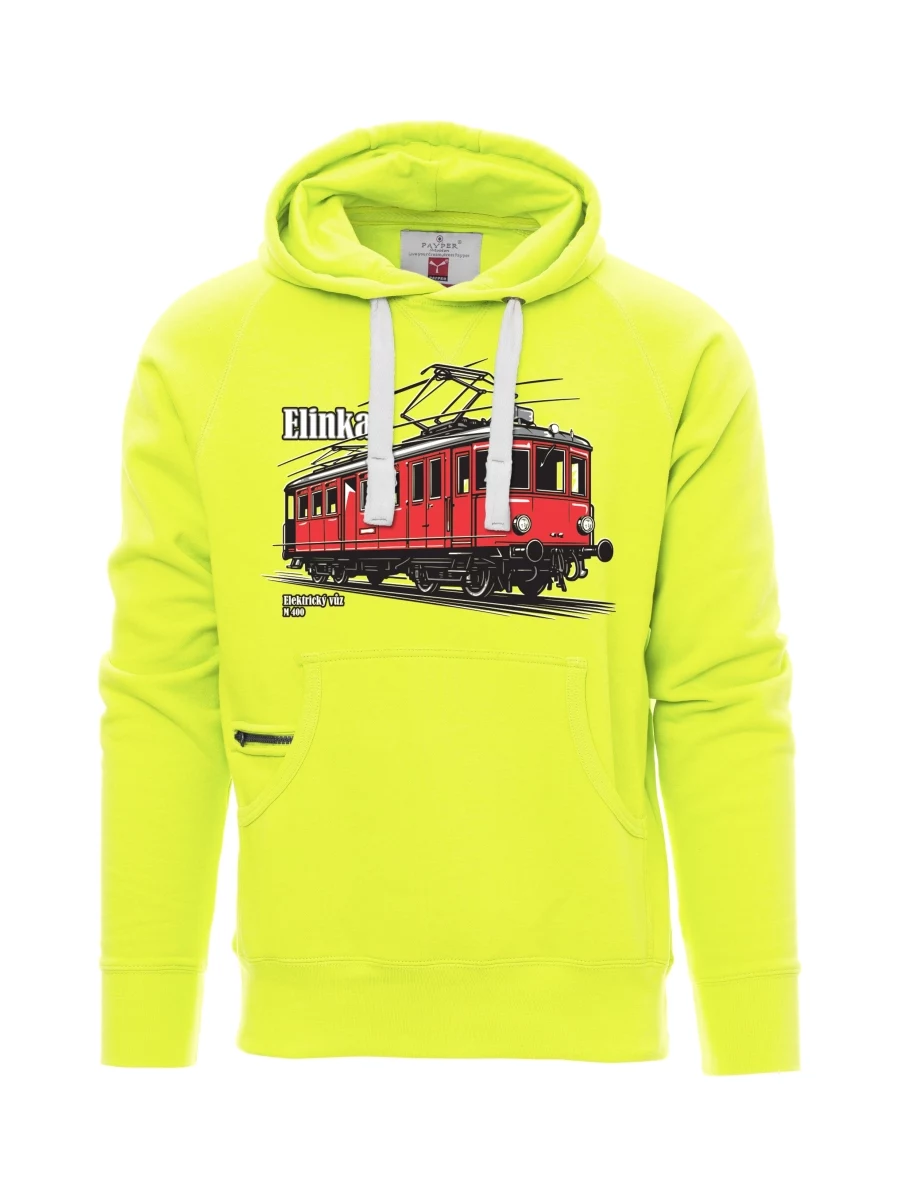 Męska bluza fluorescencyjna Wagon elektryczny M 400 „Elinka“