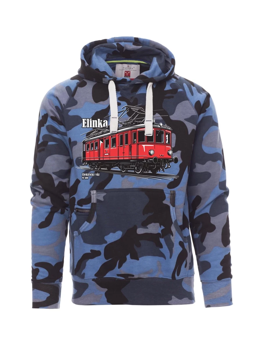 Męska bluza kamuflaż niebieski  Wagon elektryczny M 400 „Elinka“