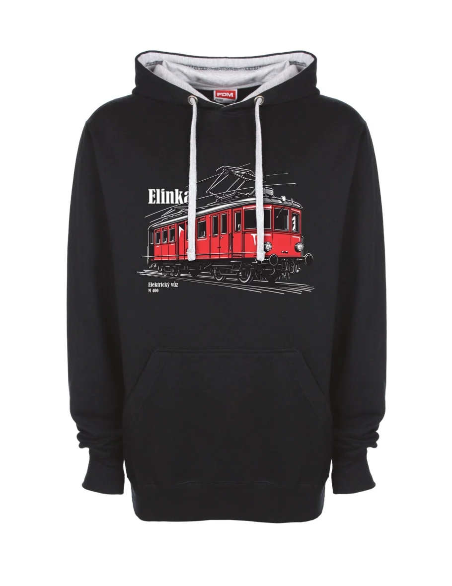 Bluza szaro-czarna Wagon elektryczny M 400 „Elinka“