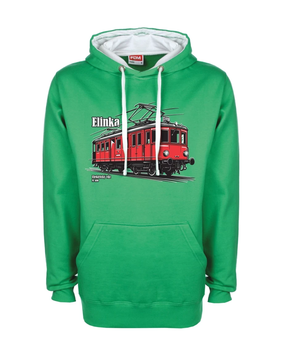 Bluza biało-zielona Wagon elektryczny M 400 „Elinka“