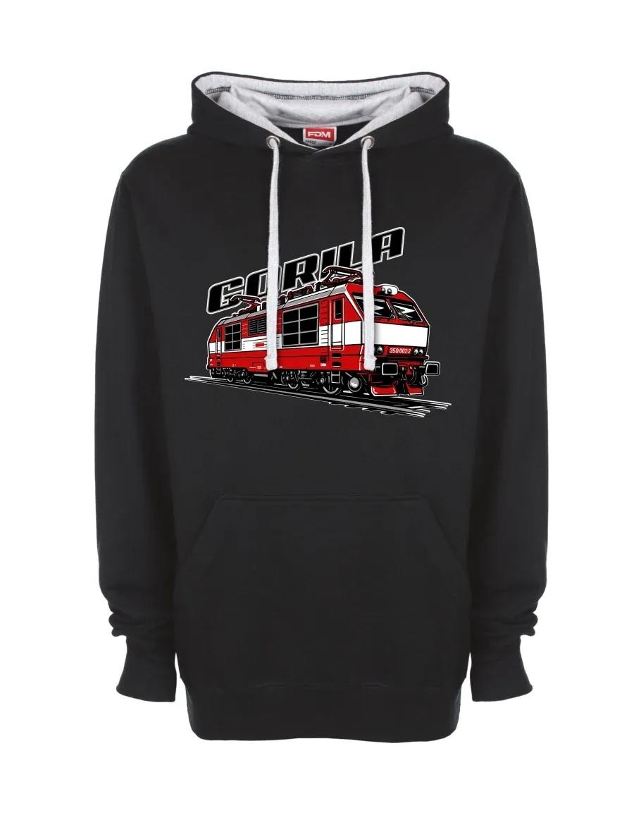 Bluza szaro-czarna Lokomotywa 350 „Gorila“