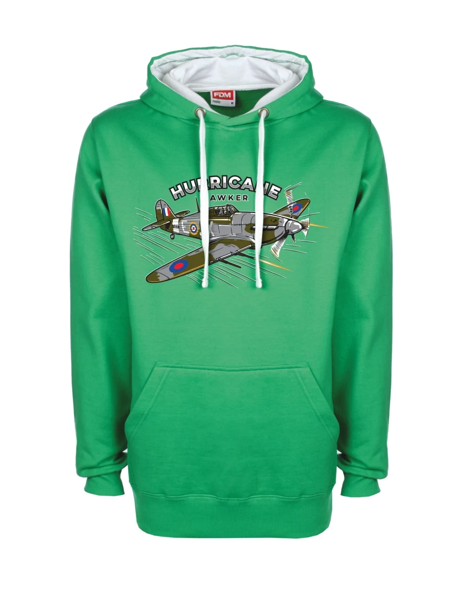 Bluza biało-zielona Samolot Hurricane Hawker