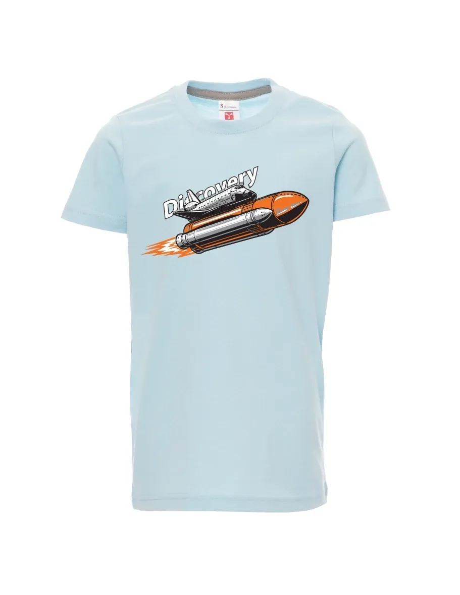 Dziecięcy t-shirt niebieski Wahadłowiec Discovery