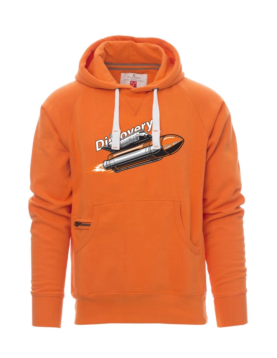 Męska bluza pomarańczowa Wahadłowiec Discovery