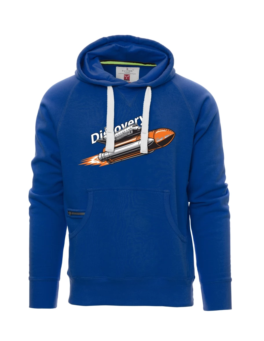 Męska bluza niebieska Wahadłowiec Discovery