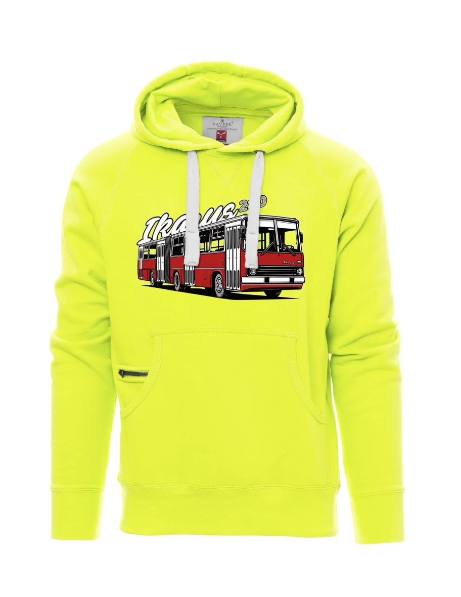 Męska bluza fluorescencyjna Autobus Ikarus 280