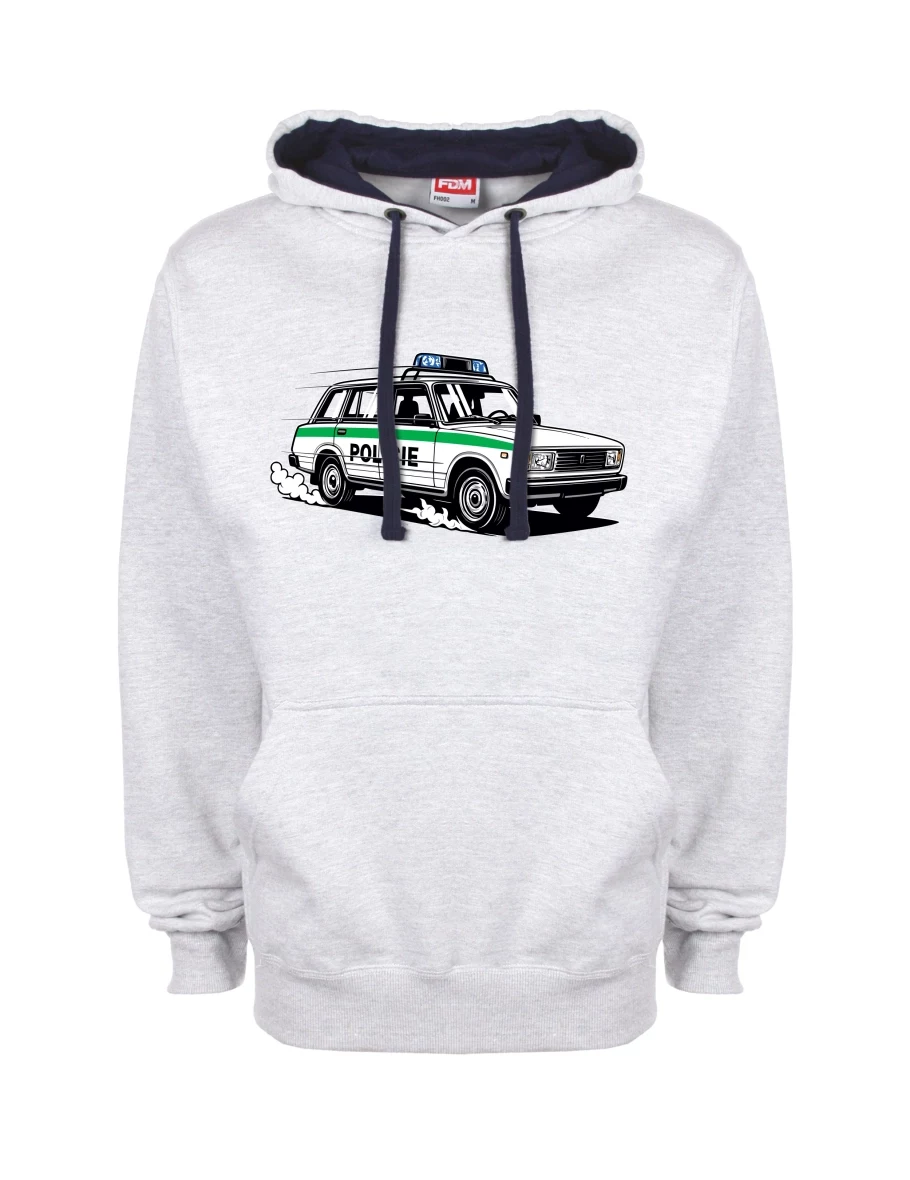 Bluza niebiesko-szara Samochód VAZ 2104 POLICJA