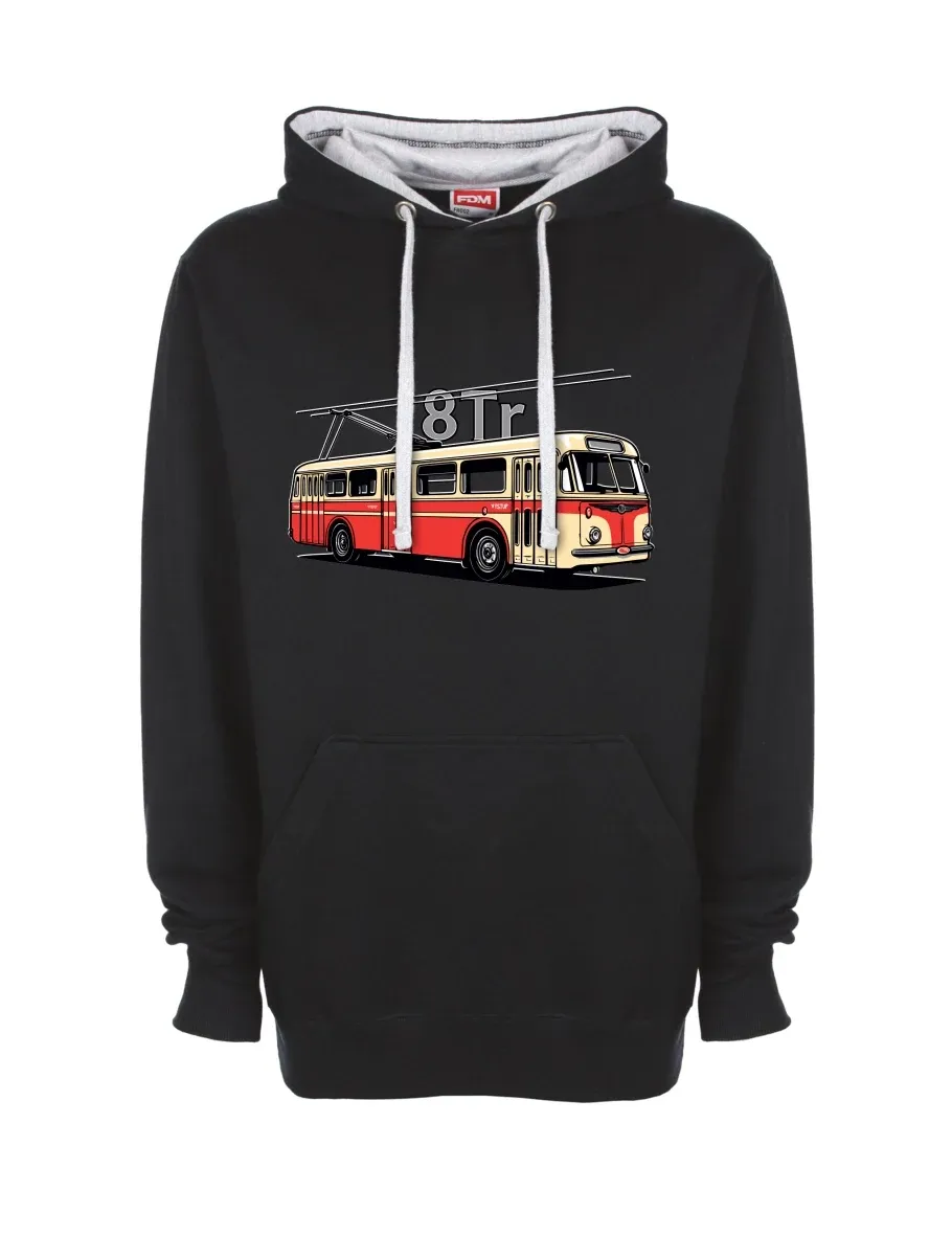 Bluza szaro-czarna Trolejbus 8Tr
