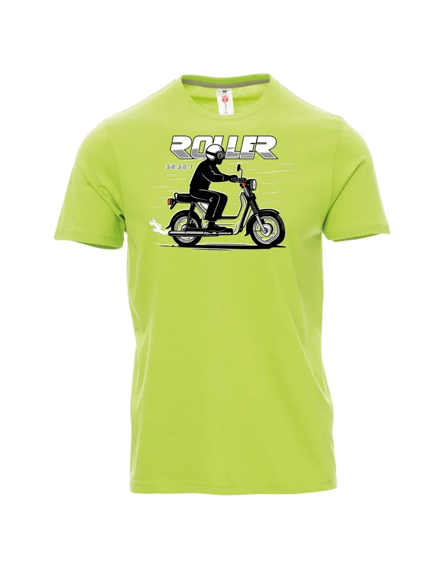 Męski t-shirt jasno zielony Skuter SR 50/1 Roller