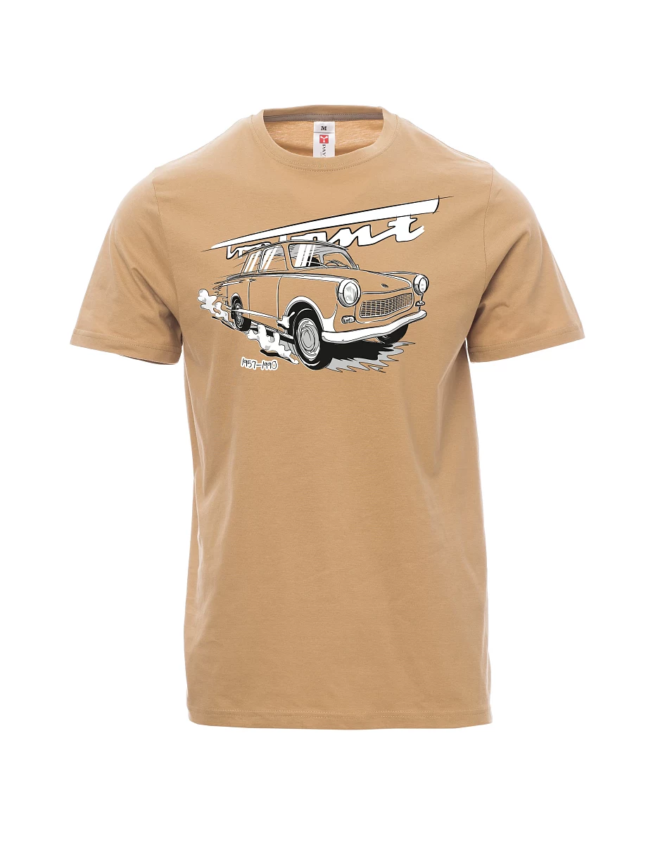 Męski t-shirt brązowy Trabi 601