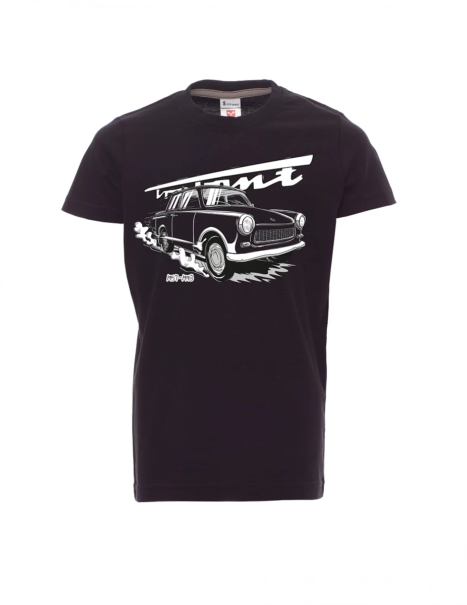 Dziecięcy t-shirt czarny Trabi 601