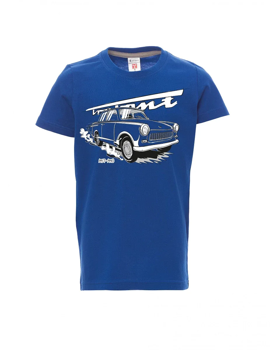 Dziecięcy t-shirt niebieski Trabi 601
