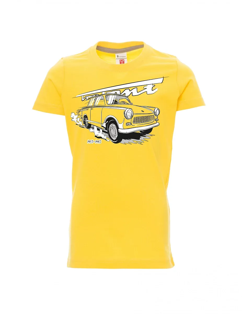 Dziecięcy t-shirt żółty Trabi 601