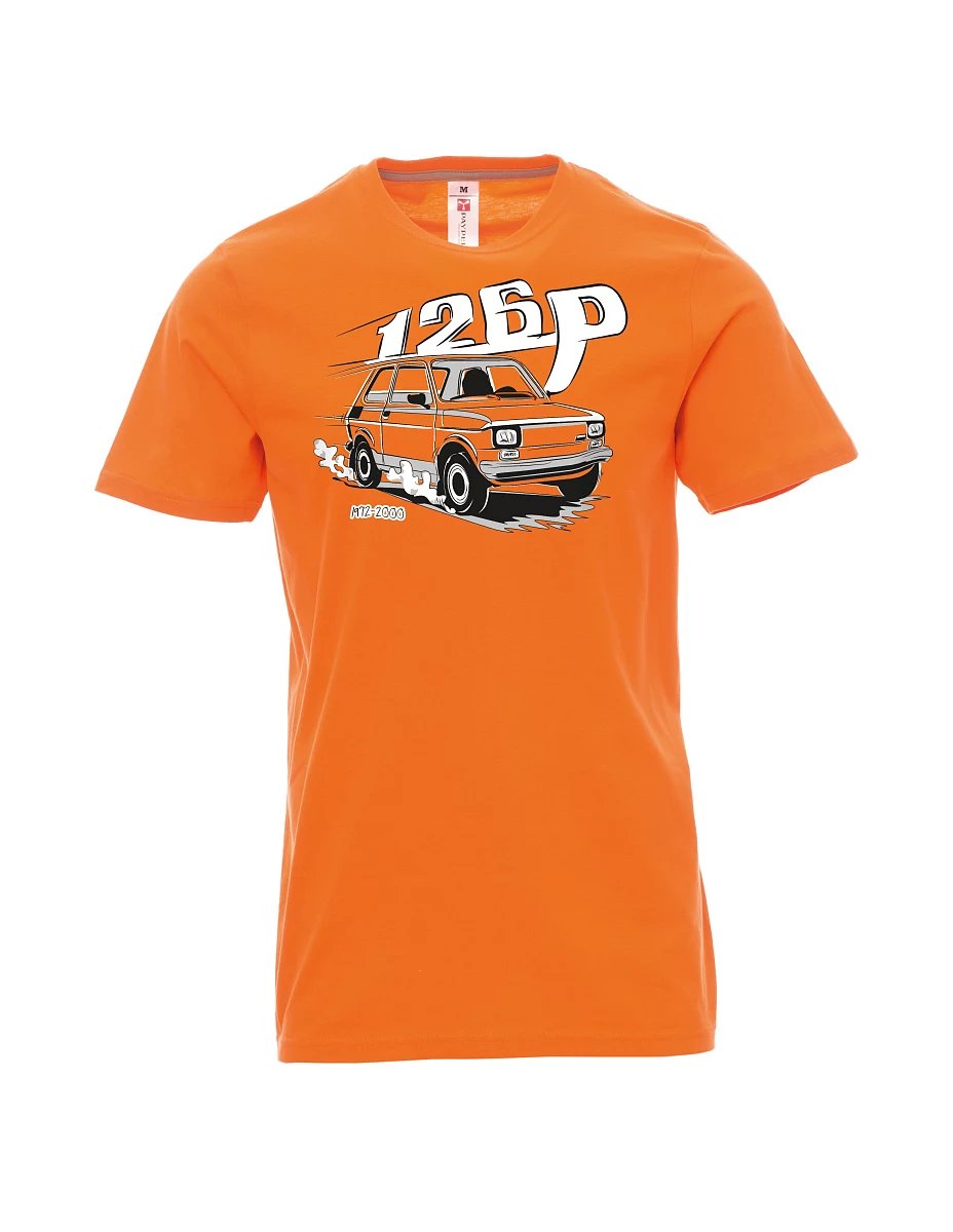 Męski t-shirt pomarańczowy Maluch