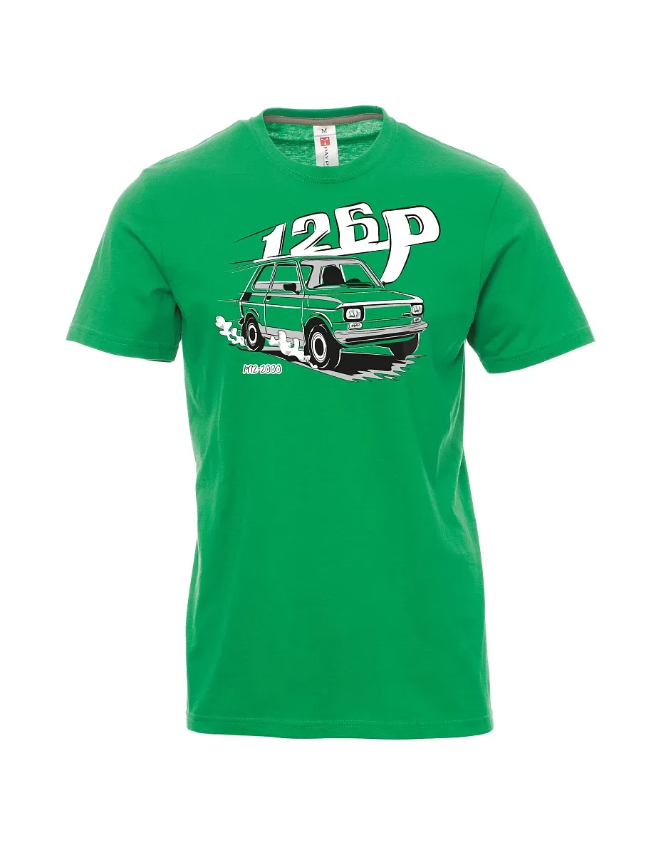 Męski t-shirt zielony Maluch