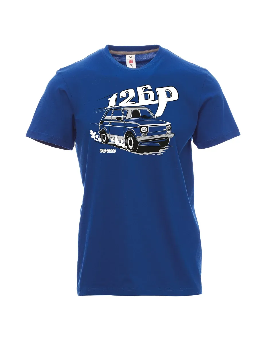 Męski t-shirt niebieski Maluch