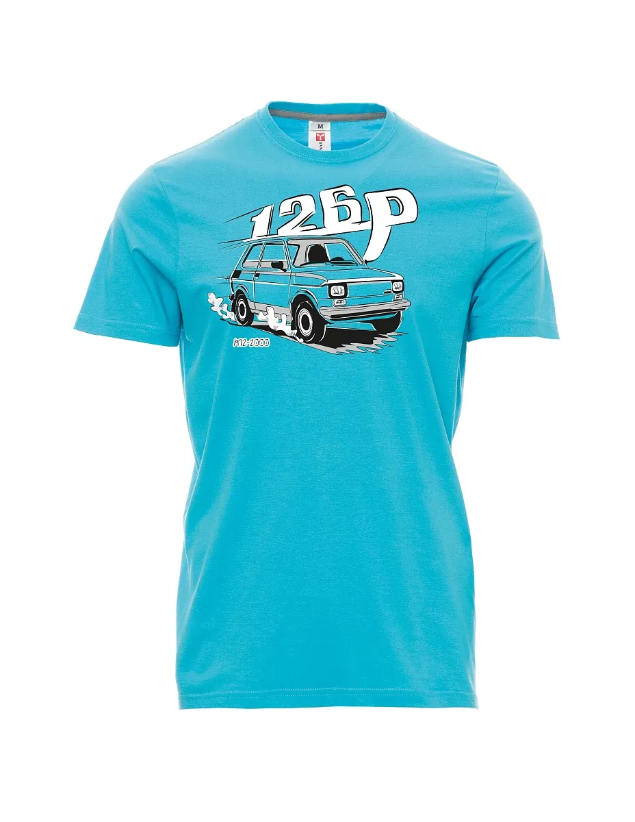 Męski t-shirt turkusowy Maluch