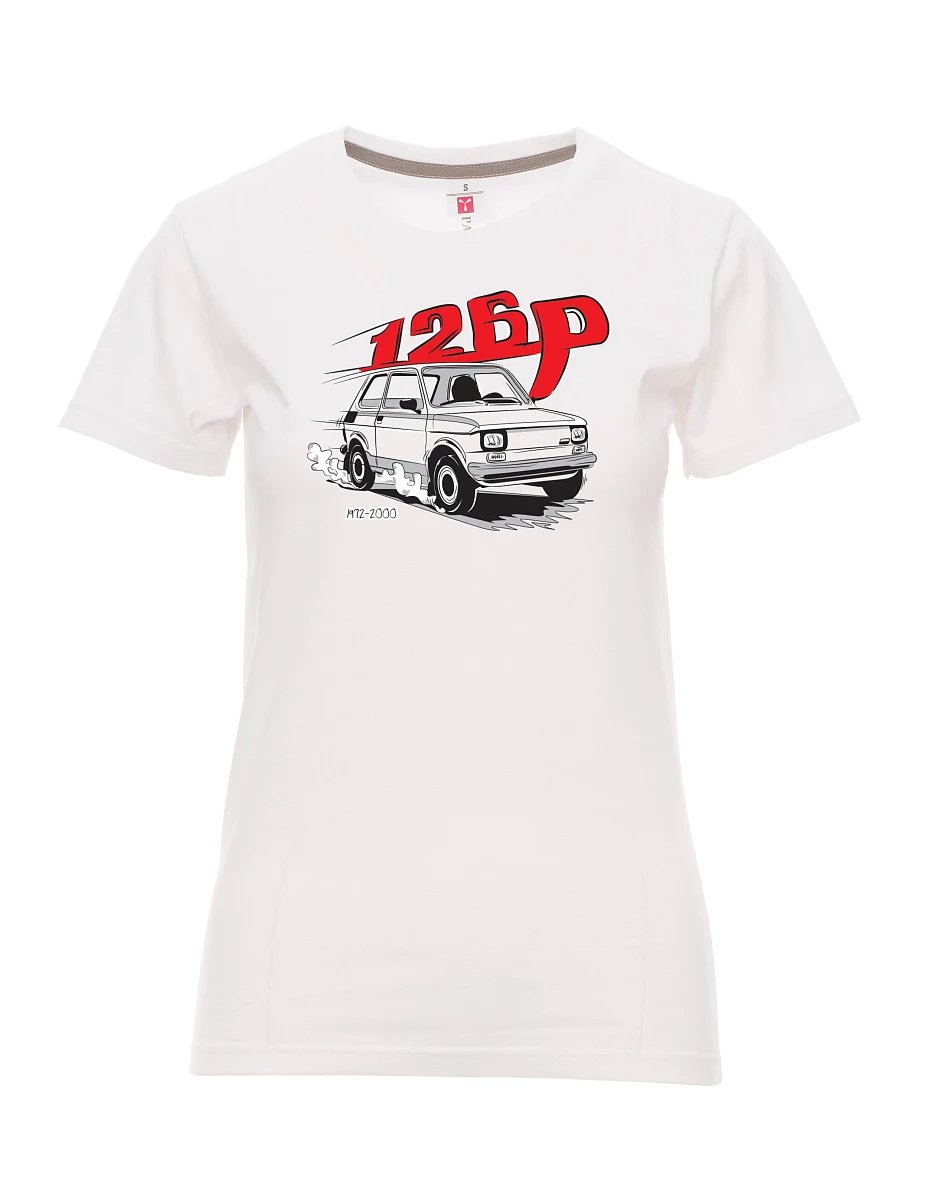 Damski t-shirt biały Maluch
