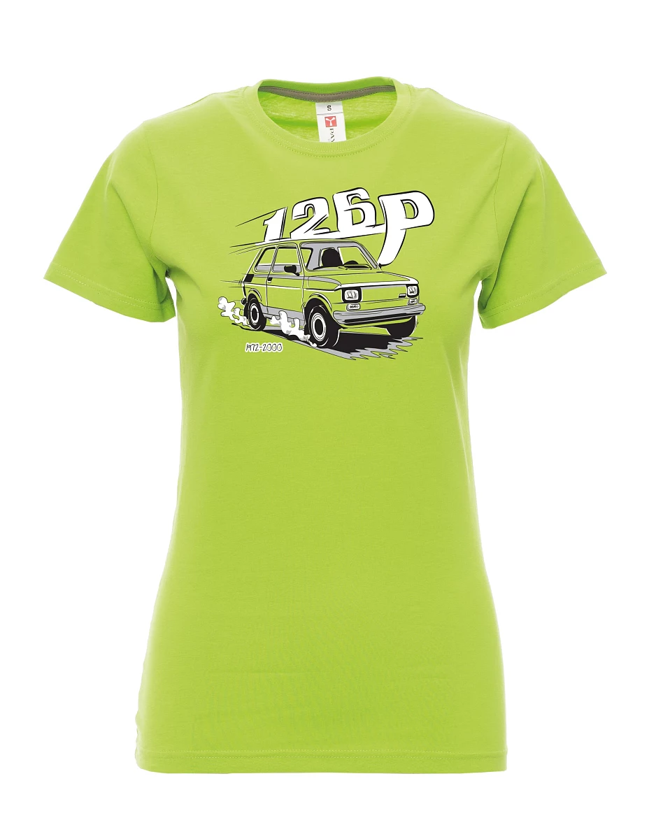 Damski t-shirt limetkowy Maluch