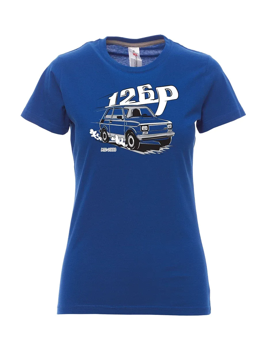Damski t-shirt królewski niebieski Maluch