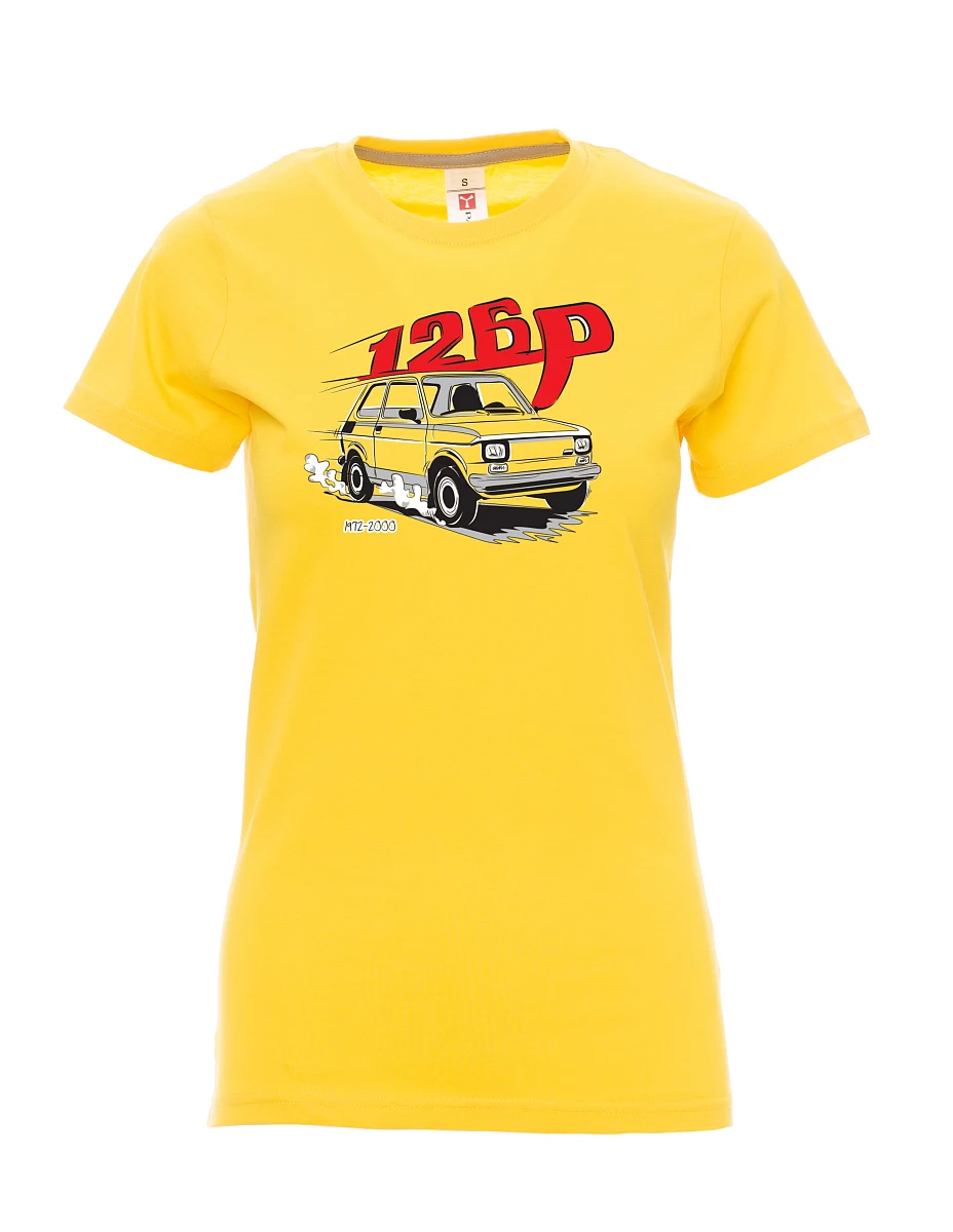 Damski t-shirt żółty Maluch