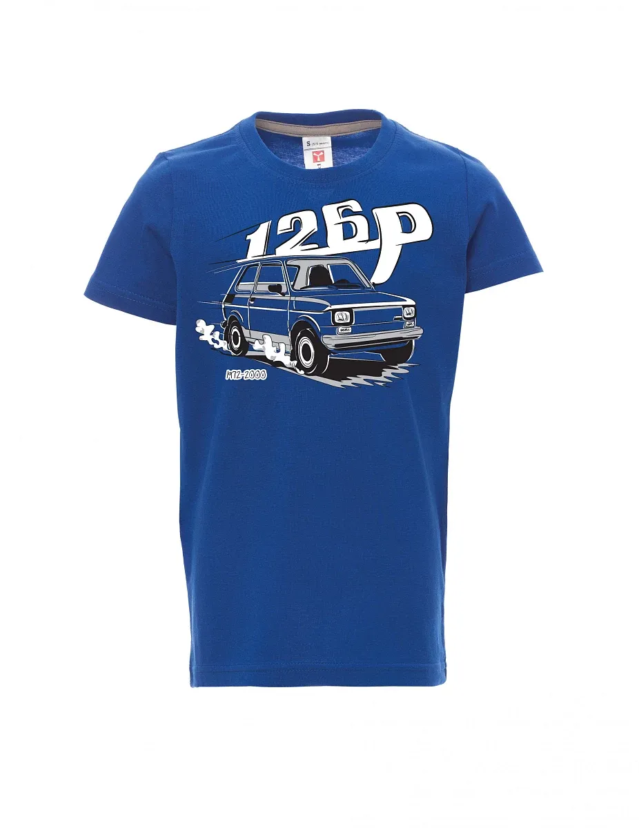 Dziecięcy t-shirt niebieski Maluch
