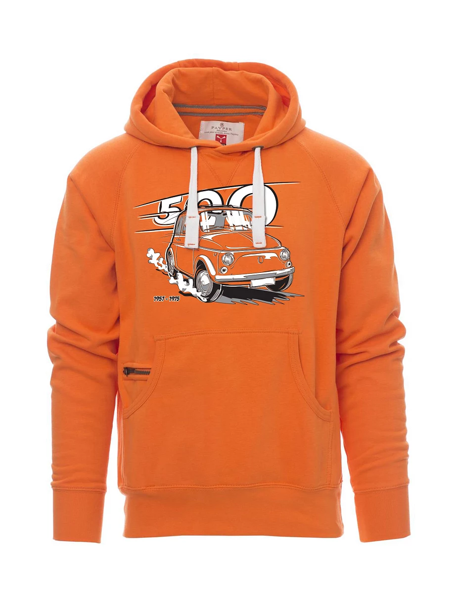 Męska bluza pomarańczowa Włoski weteran F 500