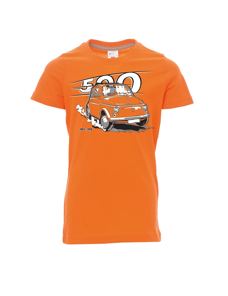 Dziecięcy t-shirt pomarańczowy Włoski weteran F 500