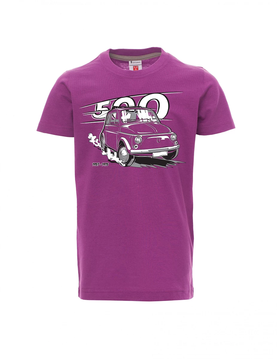 Dziecięcy t-shirt purpurowy Włoski weteran F 500