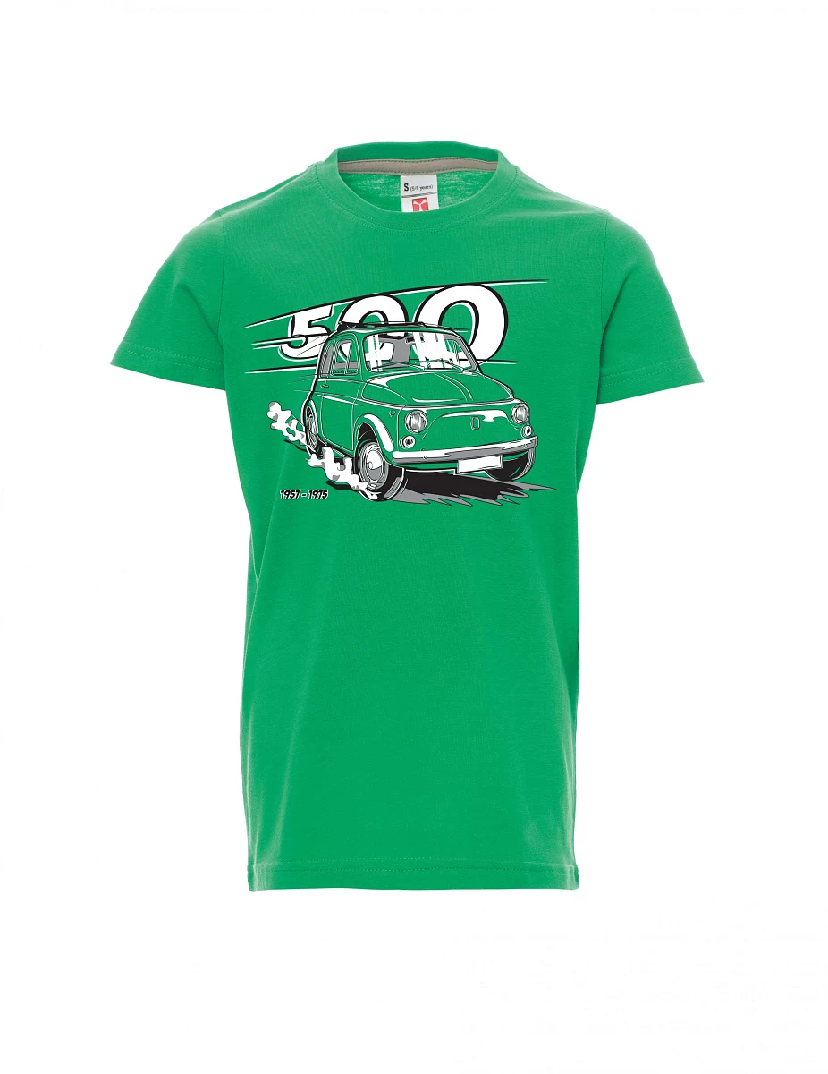 Dziecięcy t-shirt zielony Włoski weteran F 500