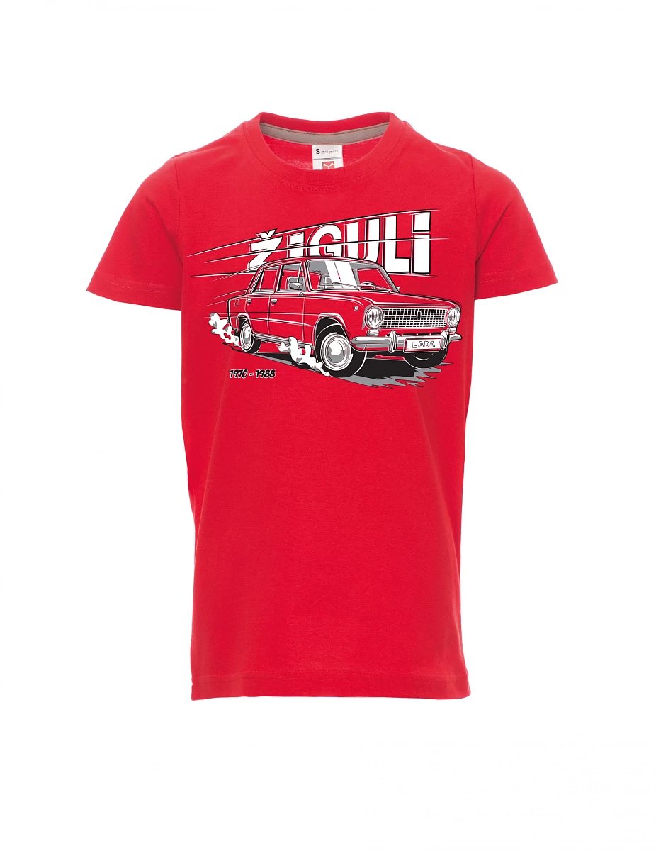 Dziecięcy t-shirt czerwony Lada-Žiguli