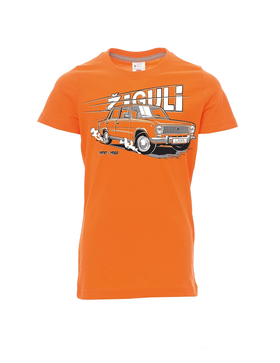 Dziecięcy t-shirt pomarańczowy Lada-Žiguli