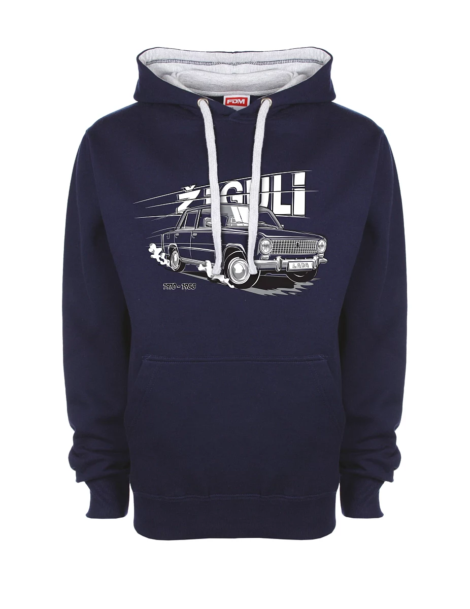 Bluza szaro-królewsko niebieska Lada-Žiguli