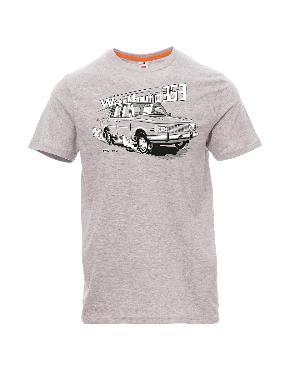Męski t-shirt szary melanż Wartburg 353