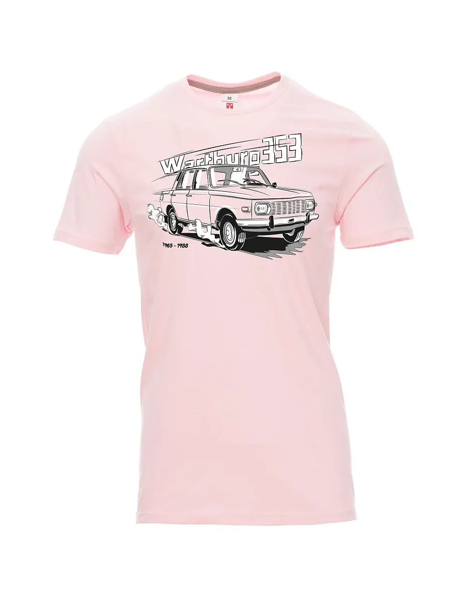 Męski t-shirt jasnoróżowy Wartburg 353