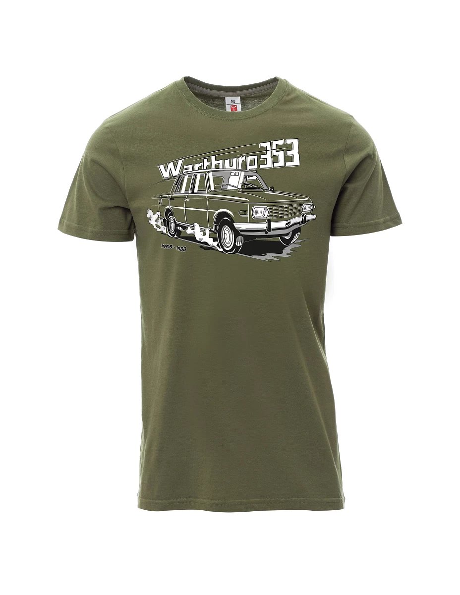 Męski t-shirt khaki Wartburg 353