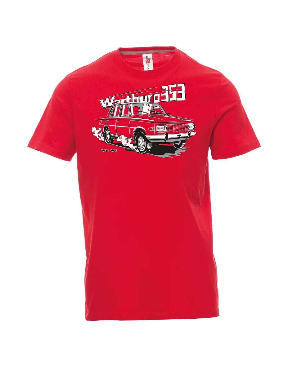 Męski t-shirt czerwony Wartburg 353