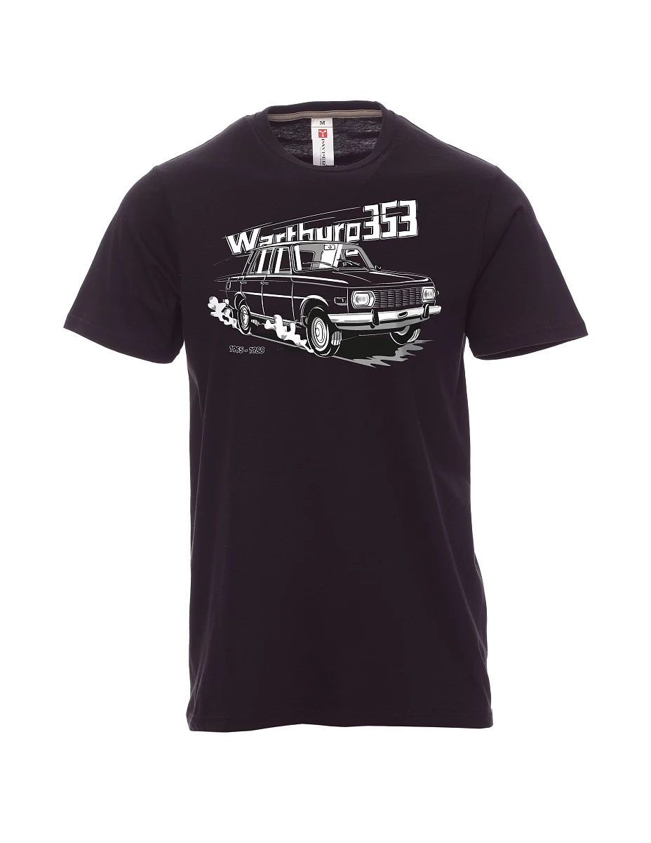 Męski t-shirt czarny Wartburg 353