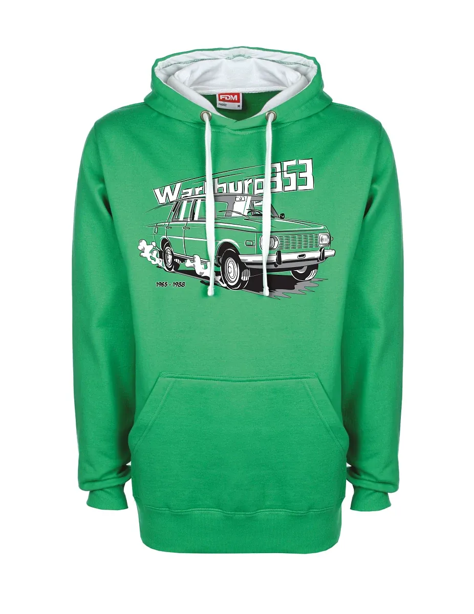 Bluza biało-zielona Wartburg 353