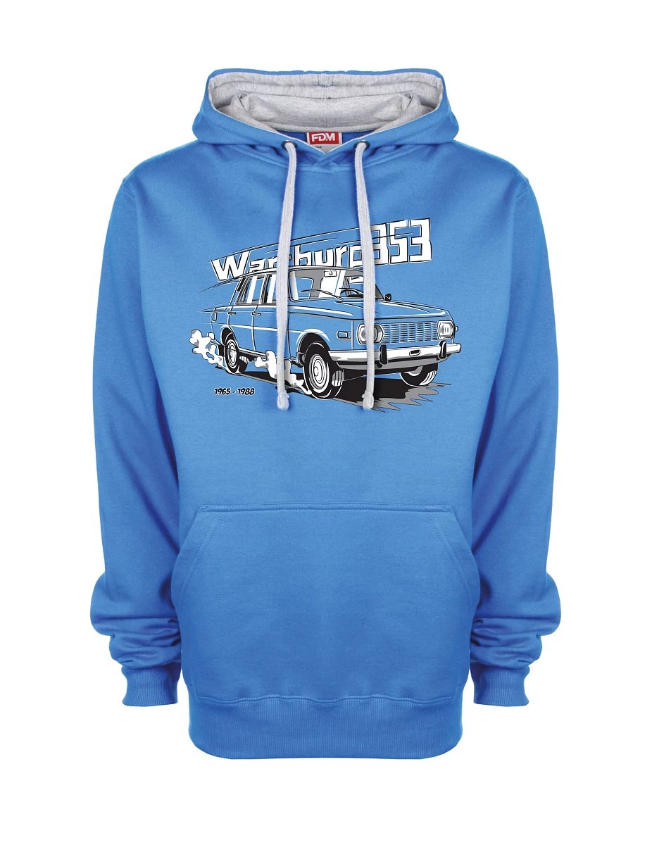 Bluza szaro-niebieska Wartburg 353