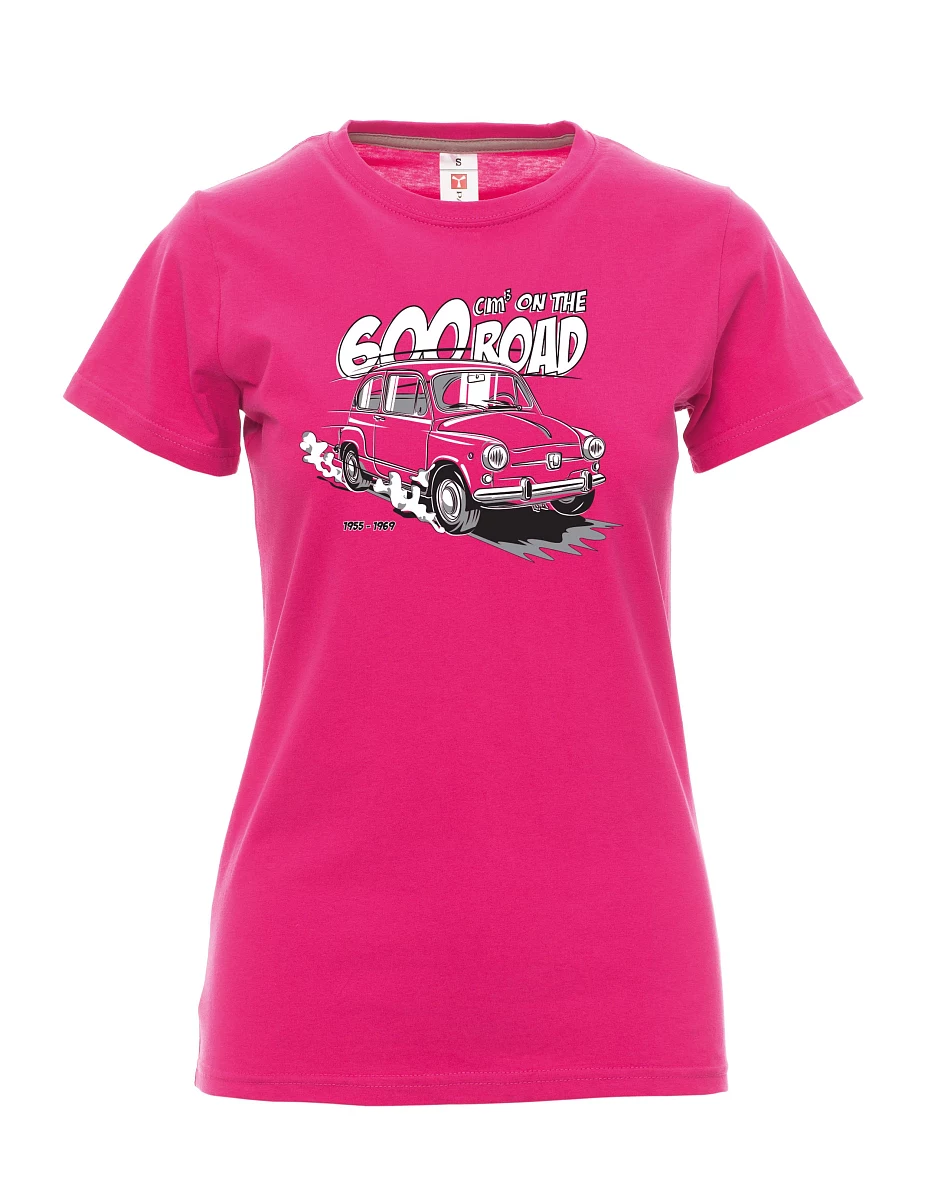 Damski t-shirt różowy Włoski weteran F 600
